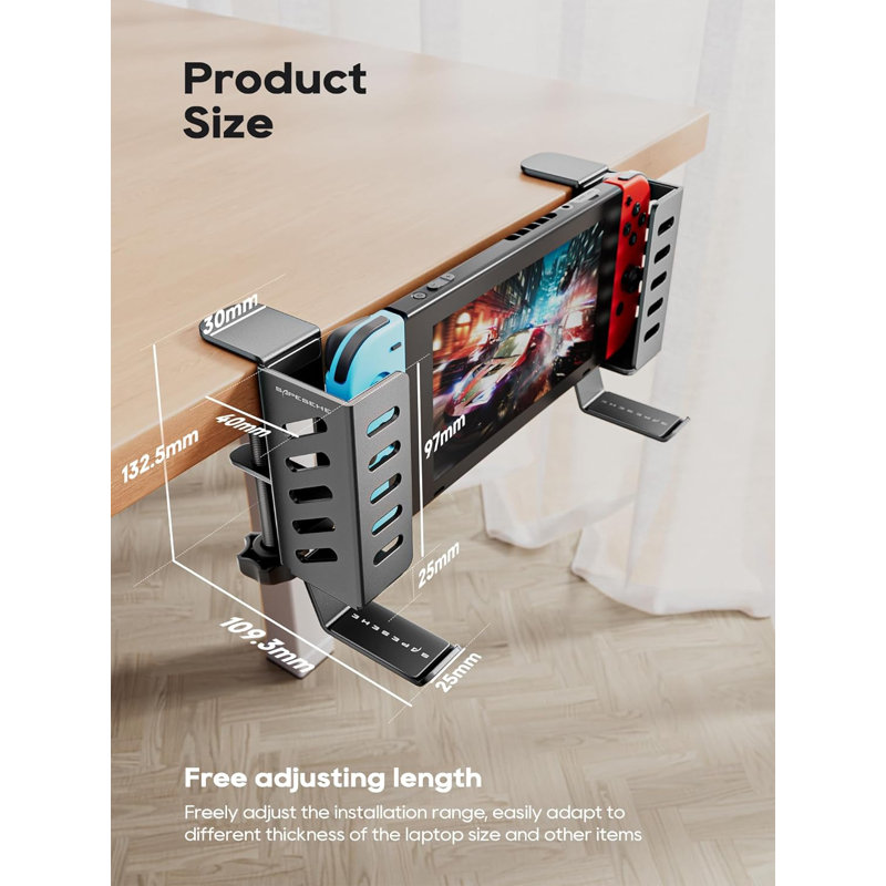 Support pour ordinateur portable vertical, support pour bureau d'ordinateur portable