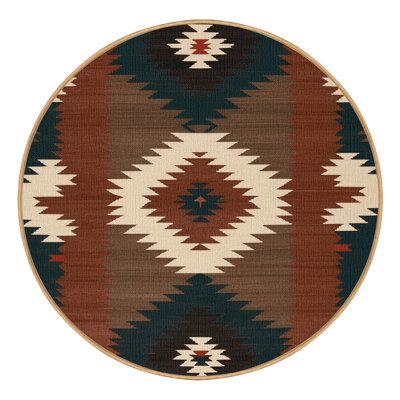 Tapis lavable à chevrons de style sud-ouest Navajo