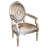 Louis XVII Oval Back Arm Chair