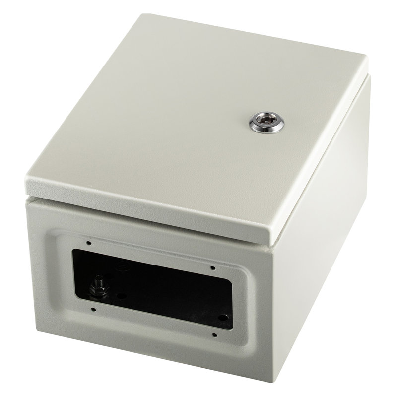 Boîtier électrique en acier NEMA 4X - Boîte de jonction étanche extérieure / intérieure IP66 avec plaque de fixation