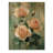Pink Green Garden Roses Serenity II - Roses Wood Wall Decor - On Natural Pine Wood-758385883