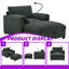 Canapé simple avec repose-pieds réglable-593532199
