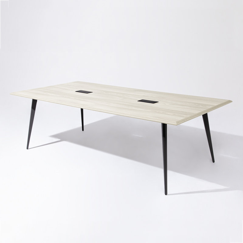 118.11'' Rectangle Conference Table, Light Oak, 29.53" H x 94.49" L x 47.24" W