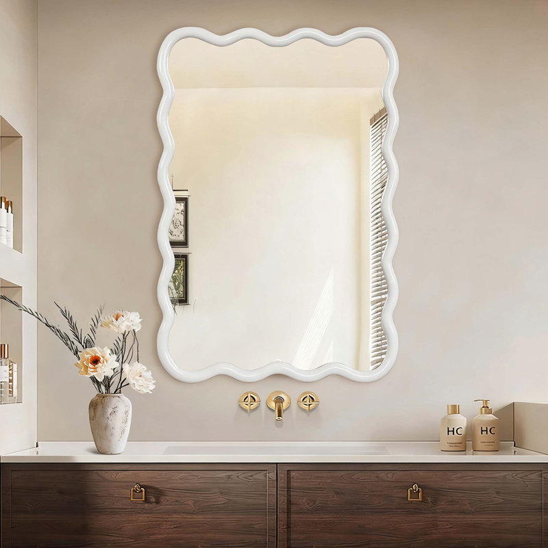 Miroir 24 po x 36 po, Blanc