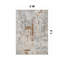 Tapis multicolore Strata - Motif stratifié moderne, facile à nettoyer-1025144911