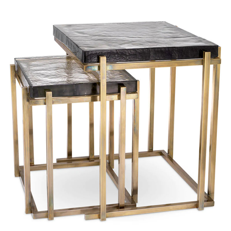 Niemeyer Glass Nesting End Table