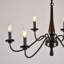 Lustre 6 lumières 27,83 "de style bougie classique classique à intensité variable-133712781