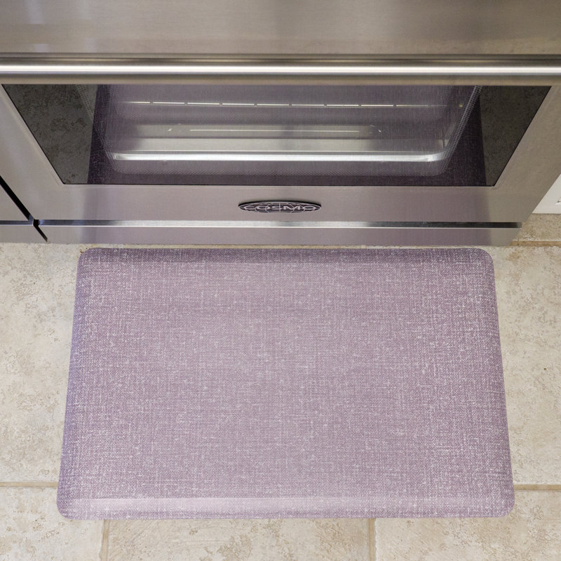 Anti-Fatigue Wellness Mats - Basics by Wayfair™, Rectangle 1'5" x 2'4", Gray