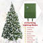 Lighted Artificial Pine Christmas Tree-388132495