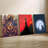 3PCS Wall Arts Posters Framed, The Lord of the Rings Trilogy Canvas Wall Art Set - Iconic Scenes from Middle Earth Including Fellowship Bridge, Barad-dur Tower and Gandalf with Moonlight - Perfect for Fantasy Fans and Home Decor-811367776