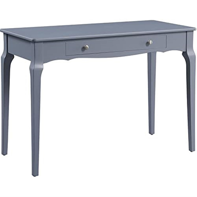 Console Alsen au fini rouge, gris