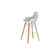 Faz Wood - Bar Stool With Arms - Set Of 4 - Basic/Injection
