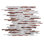 Victory 12" x 12" Metallic Sleek Linear Mosaic Wall Tile