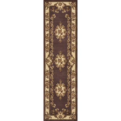 Tapis de prune/ivoire Sevanna