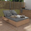 Double chaise longue d'extérieur en rotin d'extérieur-1448373200