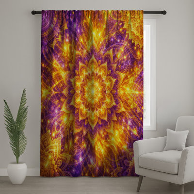 Rideaux de fenêtre Golden Mandala
