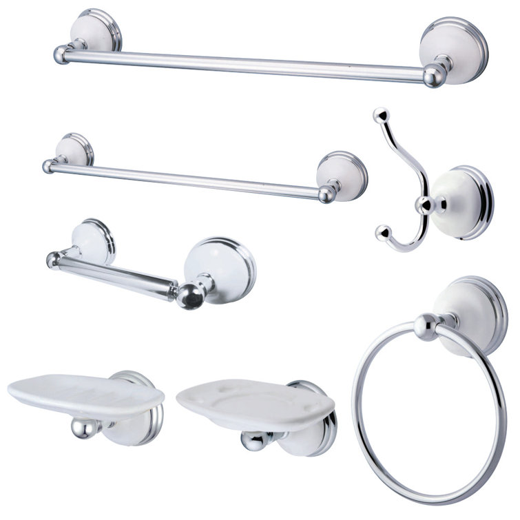 Victorian 7 Piece Bathroom Hardware Set