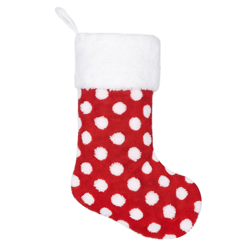 Personnalisation personnalisée avec bas de Noël et script personnalisé, Rouge, Oui