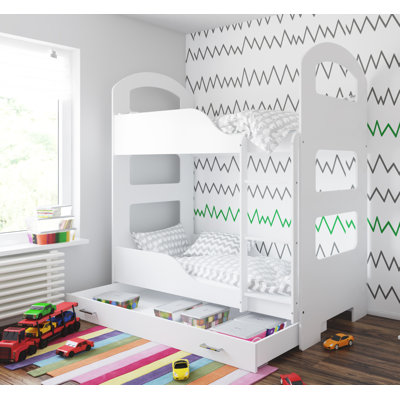 Spady Bunk Bed with Built-in Ladder Included