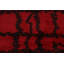 Tapis oriental rouge en laine Gabbehh fait à la main 10 x 13