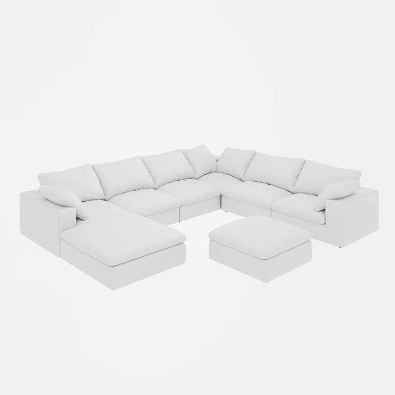 Canapé modulaire moderne pour 8 personnes