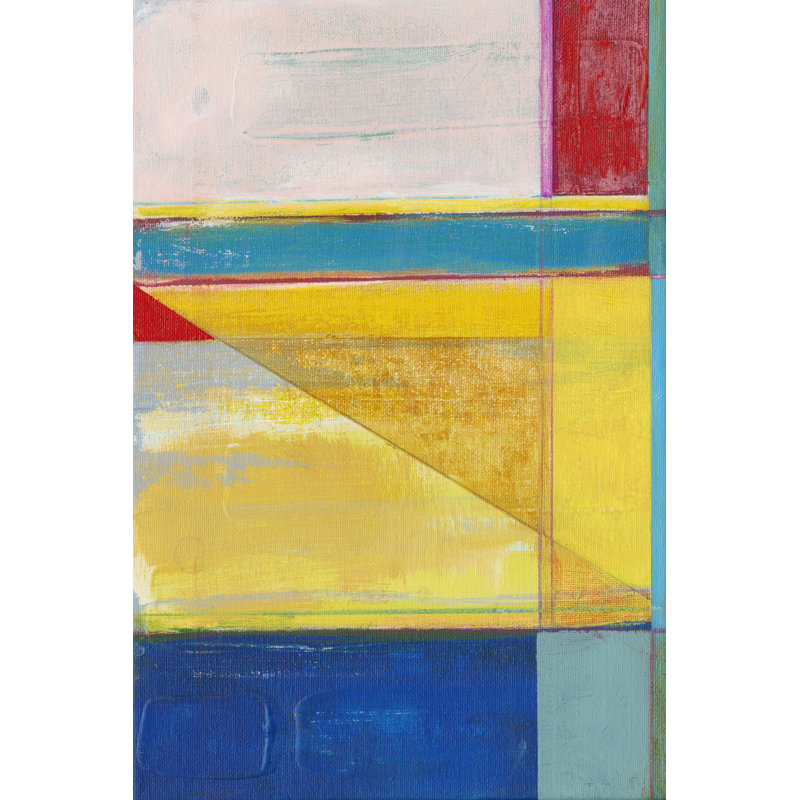 Colorful Geometrics I by Jodi Fuchs - Wrapped Canvas Art Prints, 46cm H x 30cm W x 3.8cm D