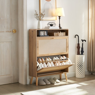 16 Pair Shoe Storage Cabinet