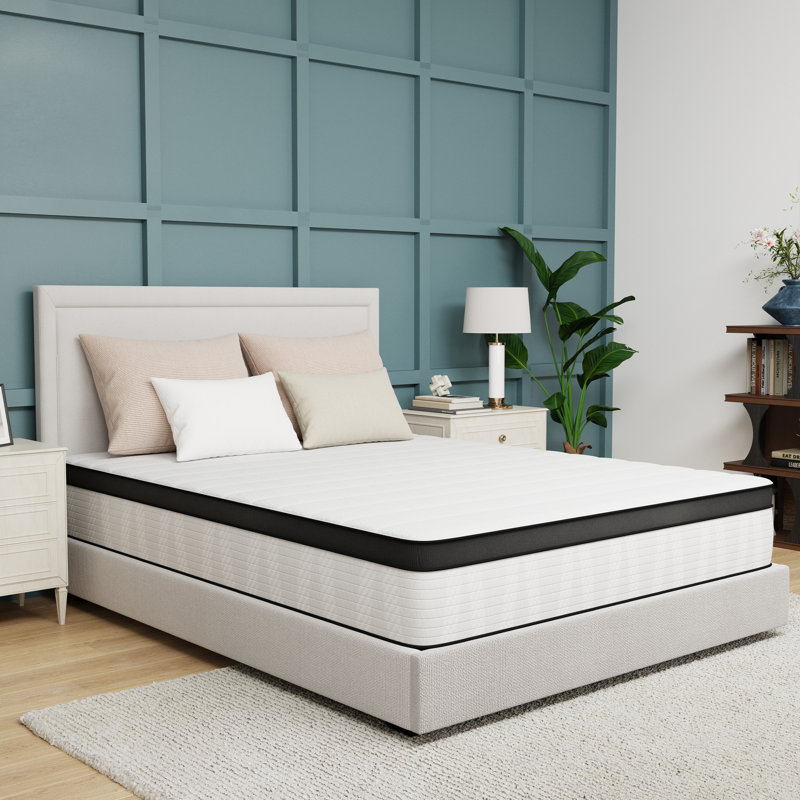 Avenco 12" Medium Gel Memory Foam Pillow Top Hybrid Mattress– 10-Year Warranty, CertiPUR-US, OEKO-TEX Certified, Queen, 12"
