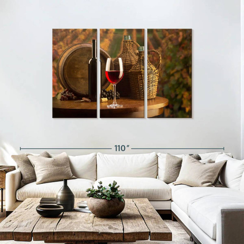 Yarlin Vineyard Red Wine Sampling, 48" H x 74" W