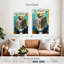 Golden retriever sur une toilette sur toile-940256001