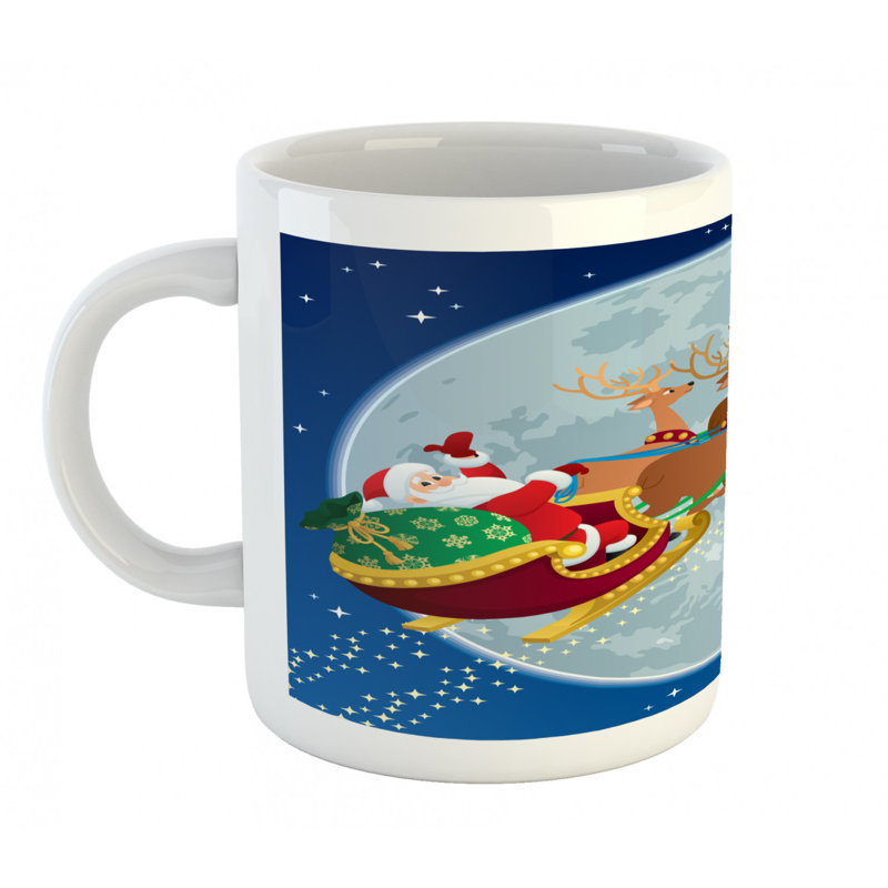 Grande tasse à café santa
