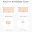 Ensemble de serviettes 100% coton 400GSM Essential-112065823-102362693