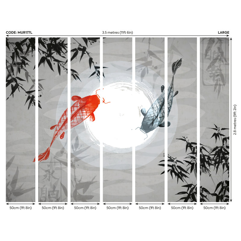 Noxen Matte Wall Mural, 280cm L x 350cm W