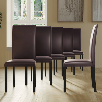 Neli Polyurethane Parsons Chair