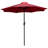 Abi-Louise Faux Teak Patio Table, 2 Chairs & 9FT Patio Umbrella with Base-338523375