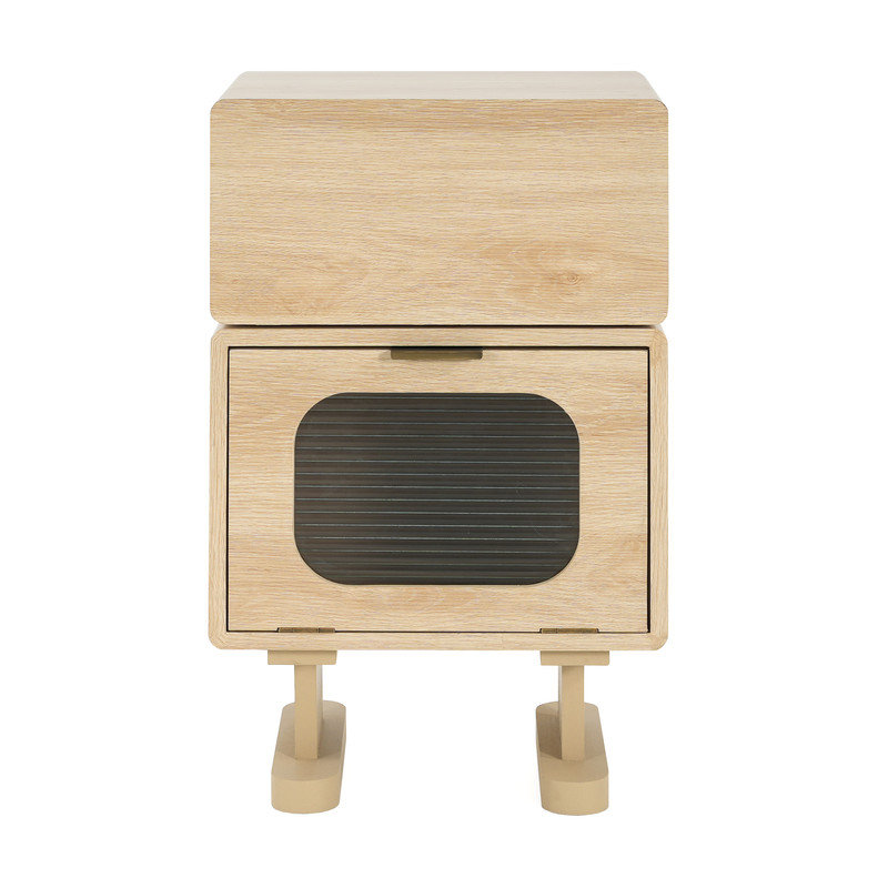 Modern Rotating Robot Cabinet Side Table