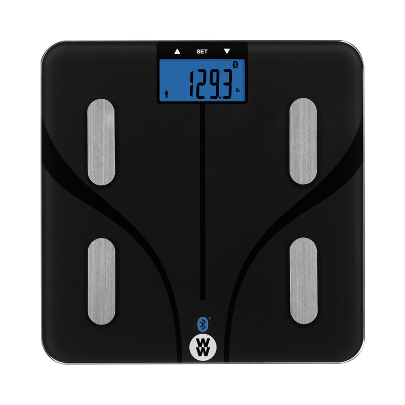Black Digital Bluetooth Body Analysis Smart Scale