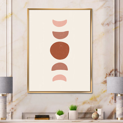 Minimal Moon Phases - impression sur toile