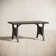 Alyah Rectangular Metal Outdoor Dining Table