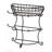 Gourmet Basics by Mikasa French Countryside Metal Mug Tree with Storage Basket