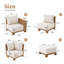 
Ensemble de conversation modulaire pour patio avec coussins 8 personnes Delysa-131078903