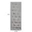 Coussin de sol en poly chenille gris 27 po x 74 po-119336090-119336093