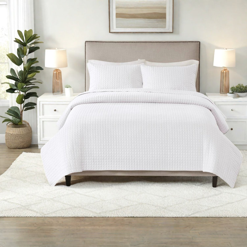Ensembles de literie ultra doux pour lit double réversible moderne en polyester