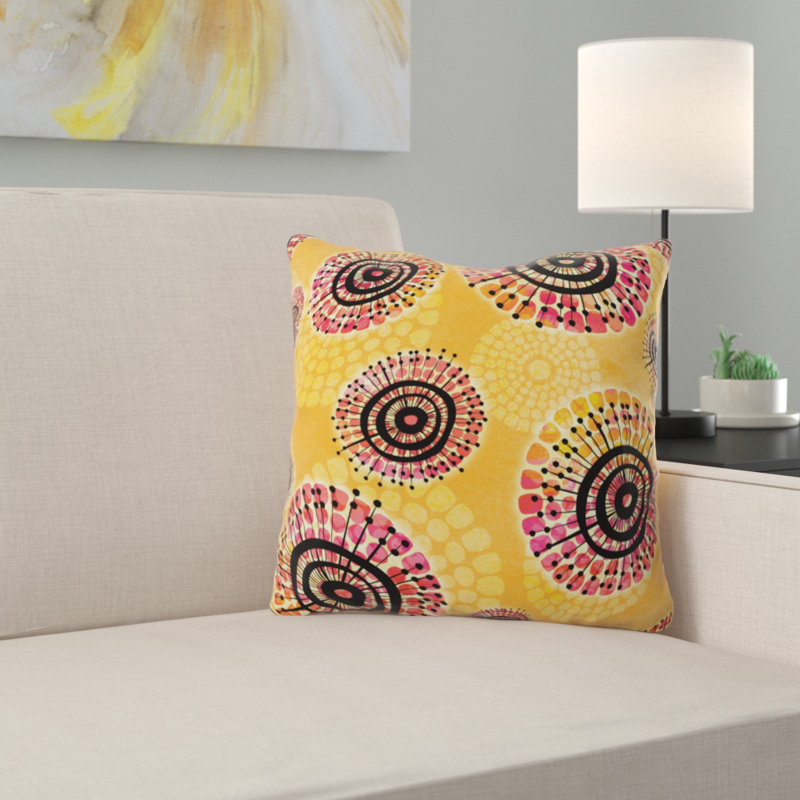 Coussin décoratif Design Calipso Burst, 16 po x 16 po
