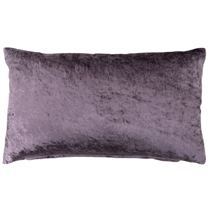 Ensemble de coussins en velours 2 pièces Velura, Mauve, Forme rectangulaire, H 12 po x l 20 po
