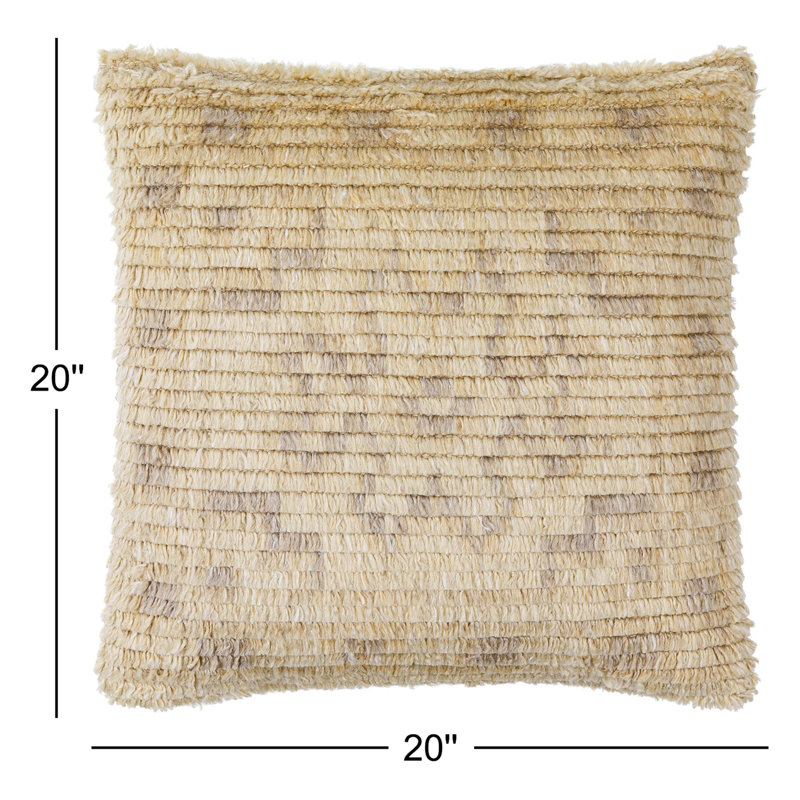 Wool Blend Pillow Cover, Pillow Cover Only - No Insert, 20" x 20"