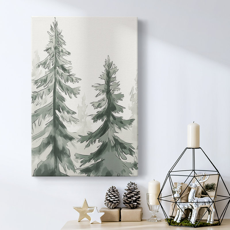 Art des Fêtes de Noël - Toile tendue avec châssis XCIV, H 18 po x l 12 po
