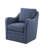 Melby Upholstered 360°Swivel Armchair with Curved Slope Arms & Removable Cushion-1688289825