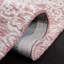 Tapis rose foncé / ivoire en laine touffetée à la main Noor-541710631
