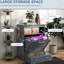 Garde-aliments gris pour animaux avec tablette